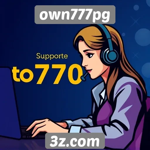 Suporte ao cliente no site own777pg